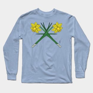Daffodils Crossed Long Sleeve T-Shirt